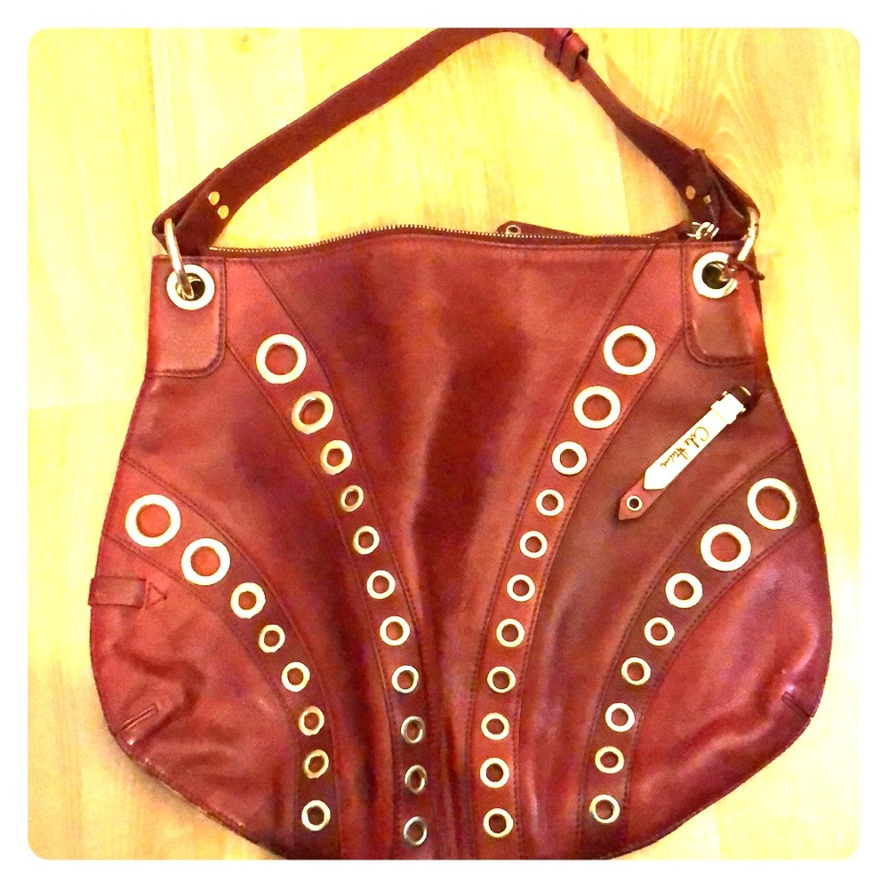 Cole Haan dark red shoulder bag